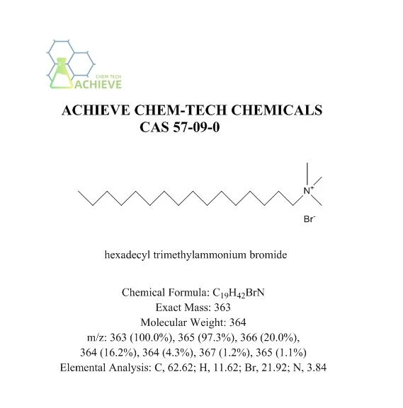 Hexadecil trimetilamonio bromuro CAS 57-09-0