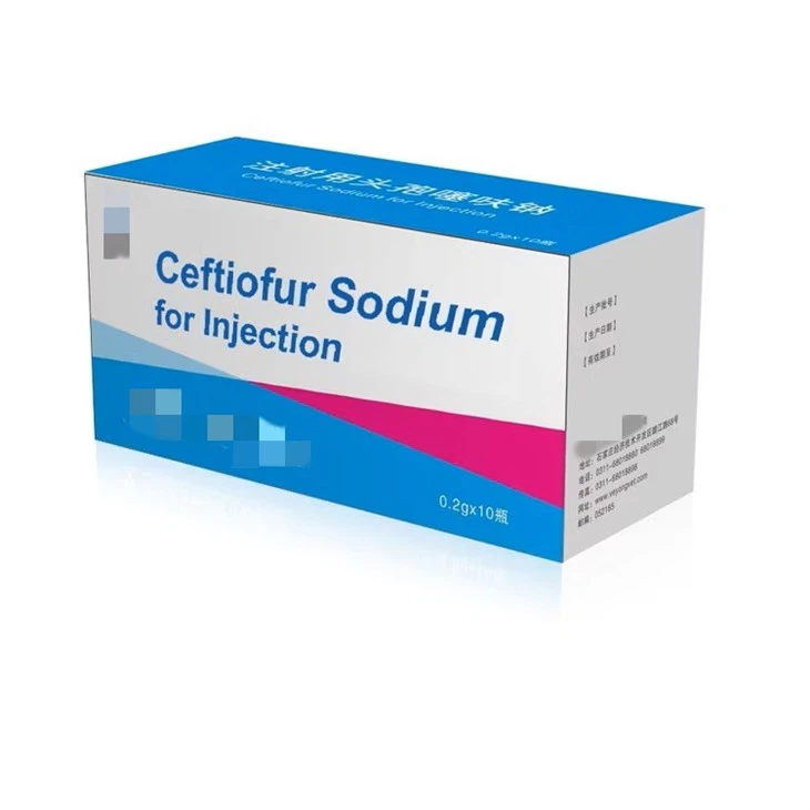 Inyección de ceftiofur