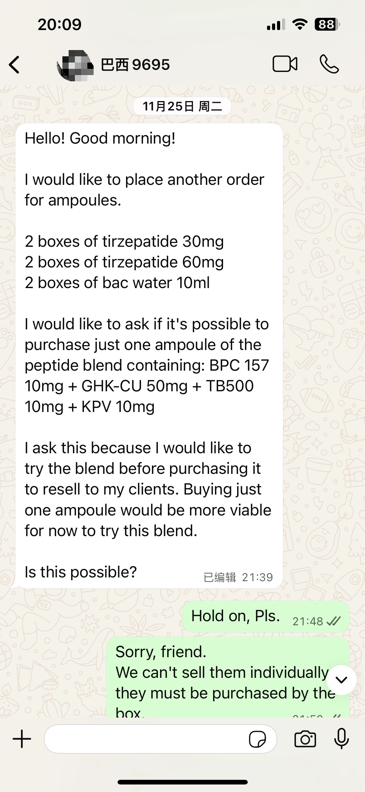 Tirzepatide 30mg&60mg Tirzepatide 30mg&60mg