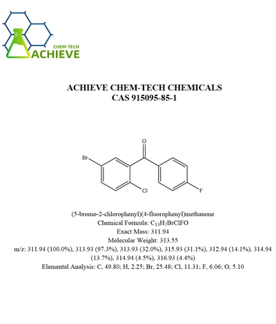 (5-bromo-2-clorofenil)(4-fluorofenil)metanona CAS 915095-85-1